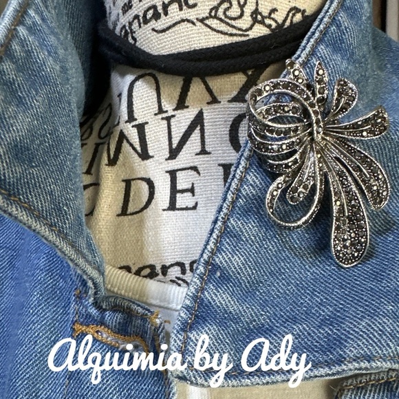 Alquimia by Ady Black and Silver Necklace - Picture 3 of 3